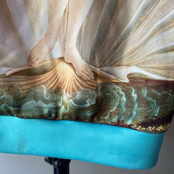 Botticelli's Venus Graphic All Over Sublimation Print Pullover Sweater - Picture 4 of 5